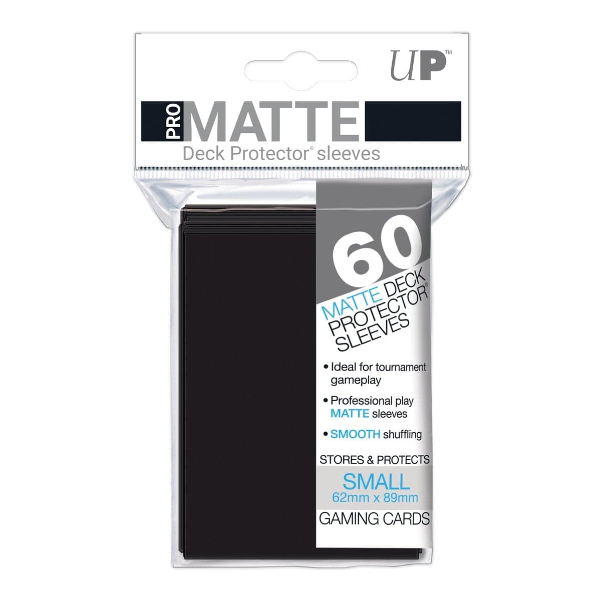 60 Pochettes Pro Matte Format Japonais Noir - Ultra Pro