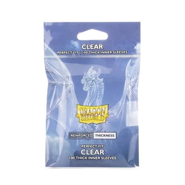 100 Thick Clear Perfect Fit Standard Size Under-Sleeves - Dragon Shield