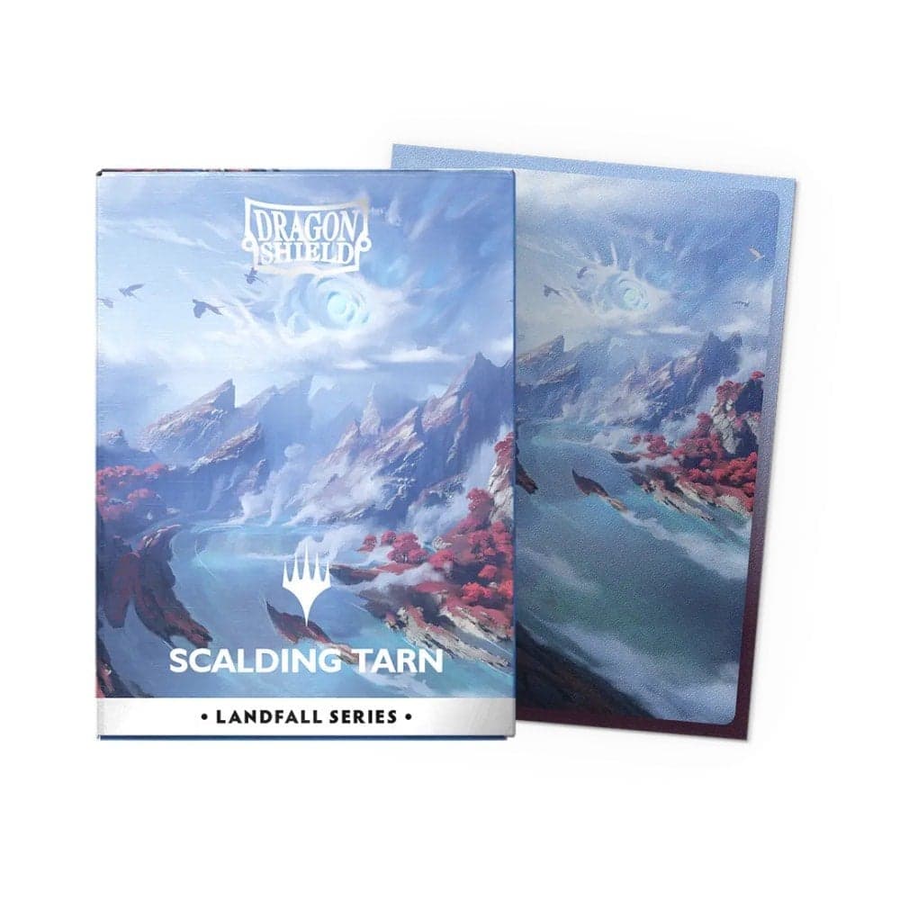 100 Pochettes Matte Dual Art Standard - Lac de montagne bouillonnant - Dragon Shield x Magic