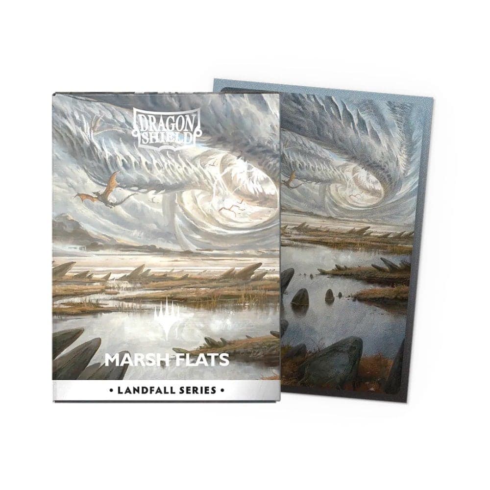 100 Pochettes Matte Dual Art Standard - Plaines marécageuses - Dragon Shield x Magic