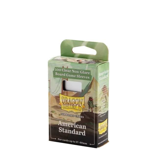 100 Protèges cartes American Standard 57x89mm - Board Game Dragon Shield