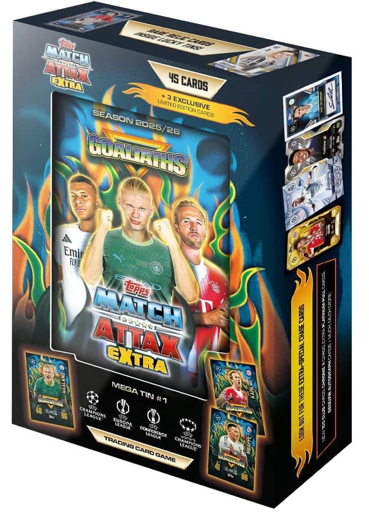 Topps UCC Match Attax Extra 2026 - Goaliaths Mega Tin -Topps