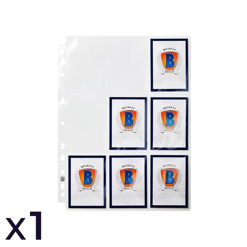 1 Page de Classeur à 9 pochettes - Beckett Shield