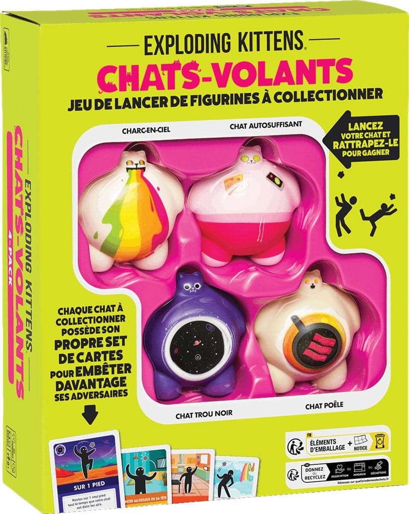 Chats-volants 4-pack