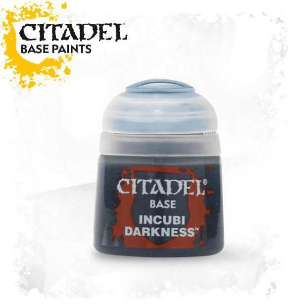 Pot de peinture Base Incubi Darkness 12ml 21-11 - Citadel