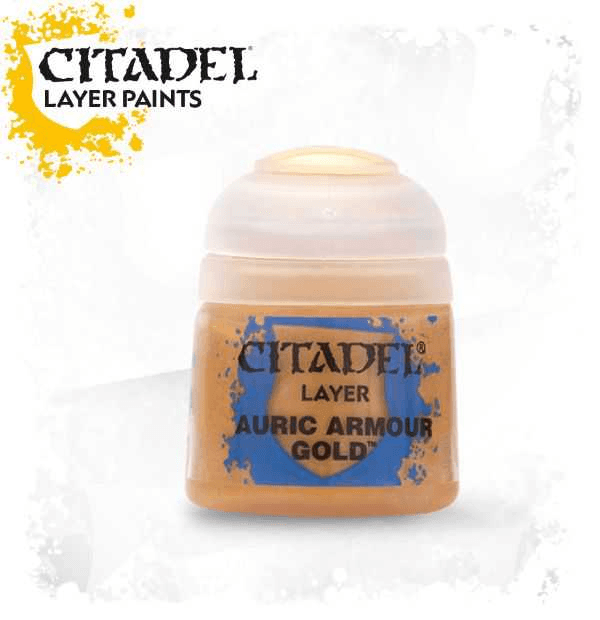 Pot de peinture Layer Auric Armour Gold 12ml 22-62 - Citadel