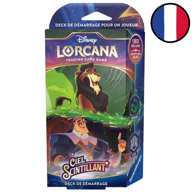 Scar and Kronk Starter Deck Shimmering Skies - Lorcana FR