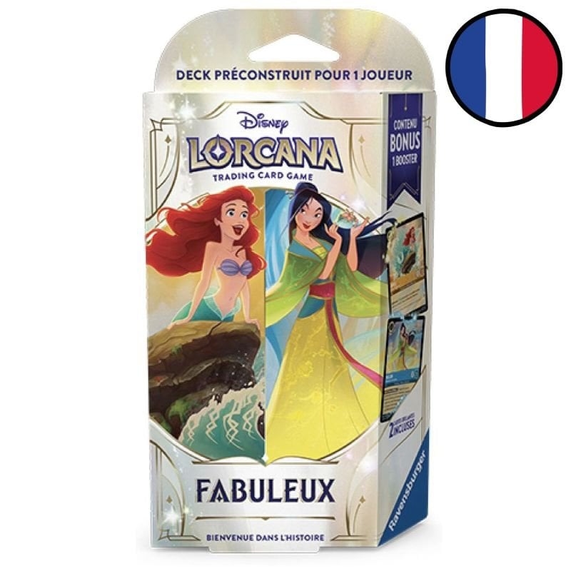 Deck de démarrage Ariel et Mulan Fabuleux Chapitre 9 - Disney Lorcana FR