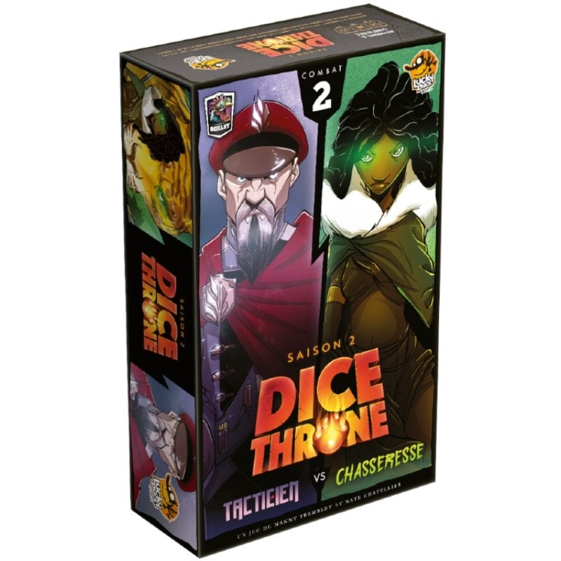 Dice Throne S2 - Tacticien VS Chasseresse