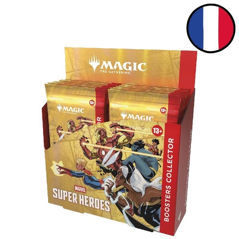 Marvel Super Heroes Display of 12 Collector Booster Packs - Magic FR