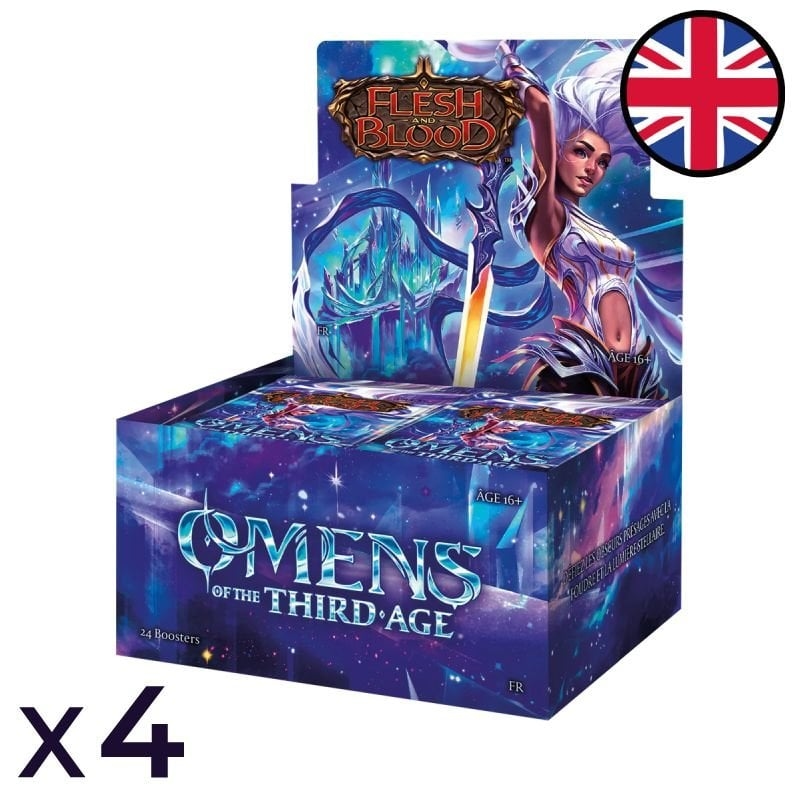 Omens of the Third Age Case of 4 displays of 24 booster packs - Flesh and Blood EN