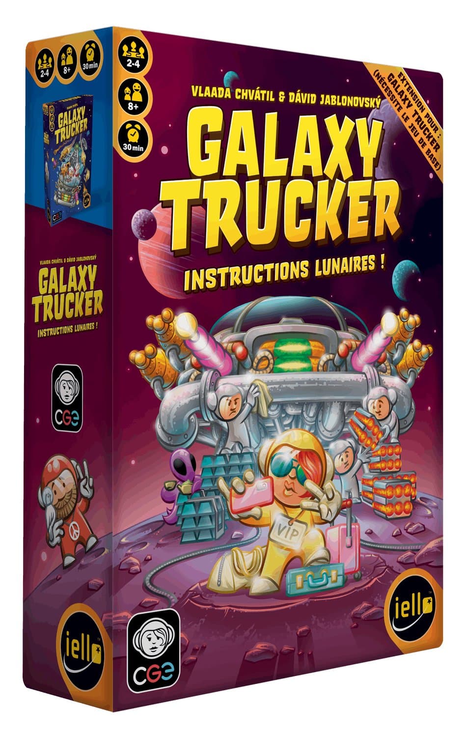 Galaxy Trucker - Extension Instructions lunaires