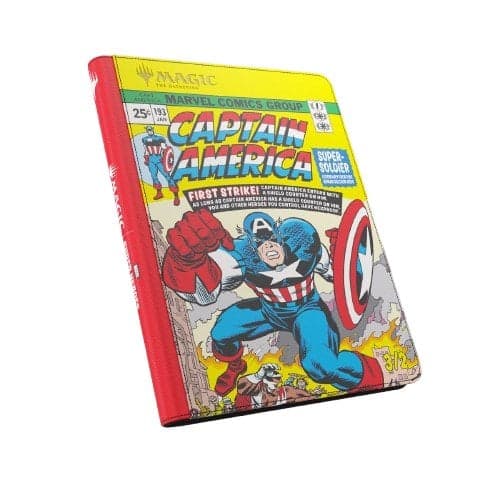 Zip-Up Album 18-Pocket Side-Loading Marvel Super Heroes - Captain America / Black Panther - Gamegenic
