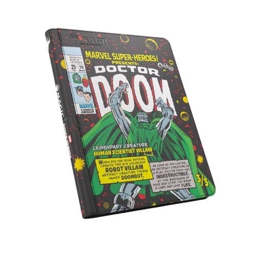 Zip-Up Album 18-Pocket Side-Loading Marvel Super Heroes - Doctor Doom - Gamegenic