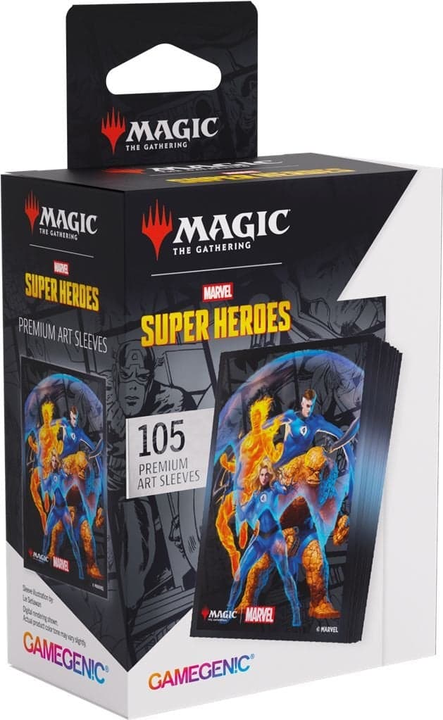 105 Pochettes Premium Art Marvel Super Heroes 66 x 92 mm - Les Quatre Fantastiques - Gamegenic