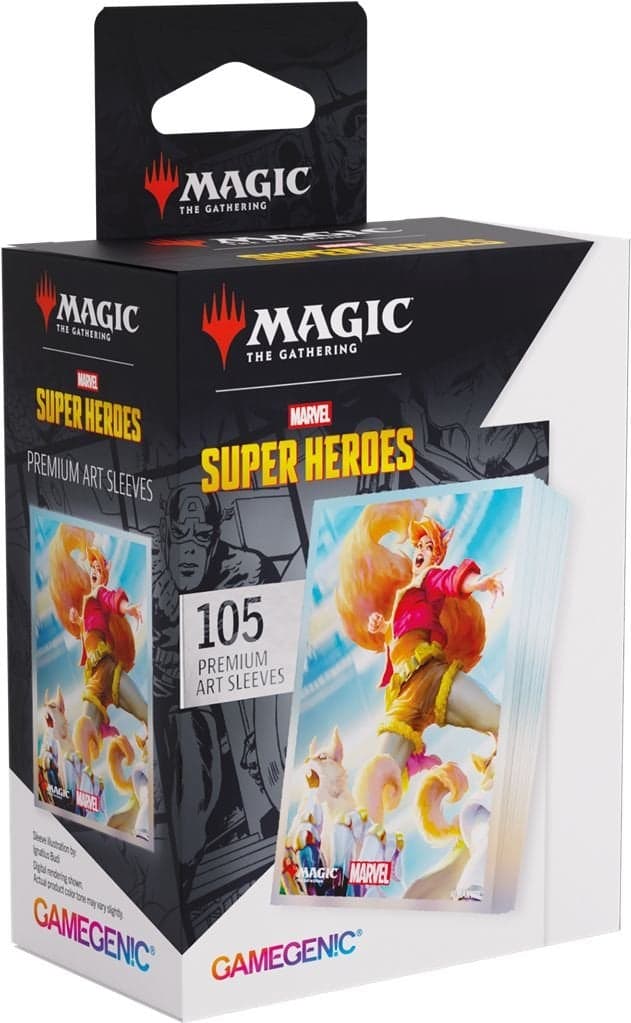 105 Marvel Super Heroes Premium Art Sleeves 66 x 92 mm - Go Nuts! - Gamegenic
