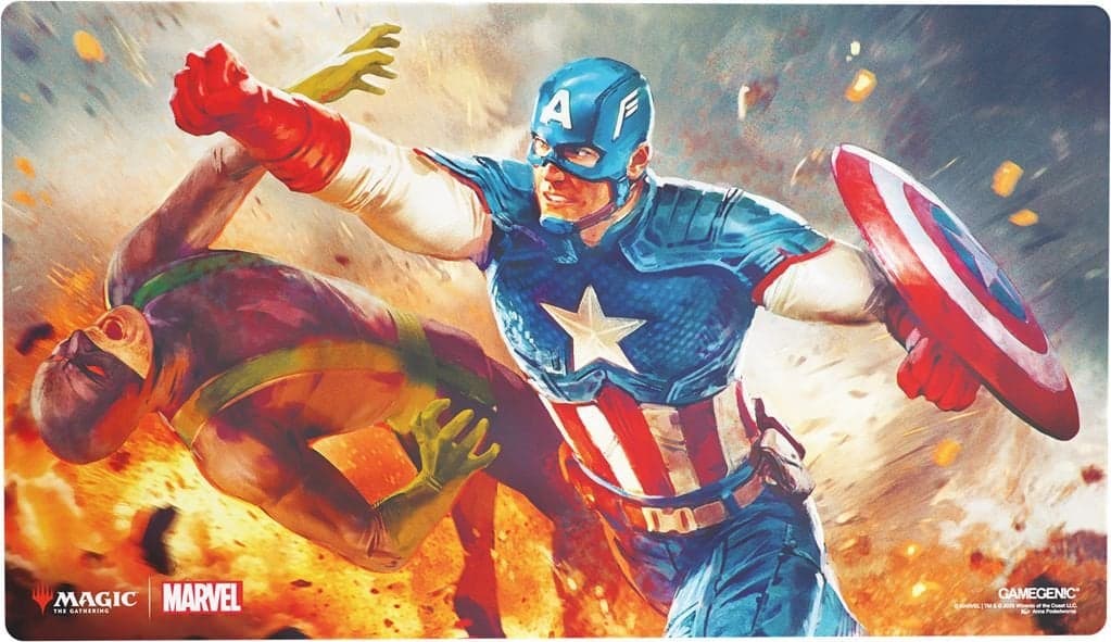 Marvel Super Heroes Playmat - Captain America, Super-Soldier - Gamegenic