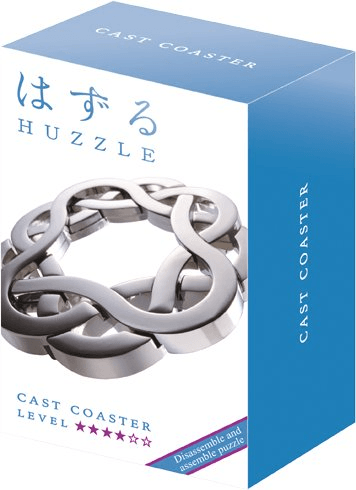 Hanayama - Cast Coaster - Metal Brain Teaser Puzzle Lvl4