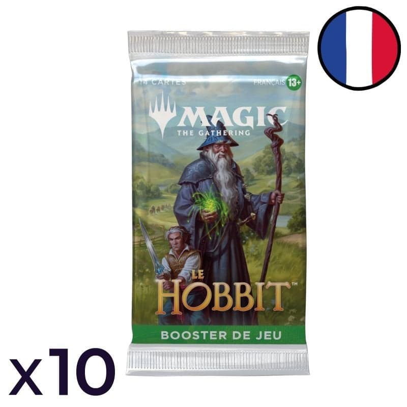 Lot de 10 boosters de jeu Le Hobbit - Magic FR