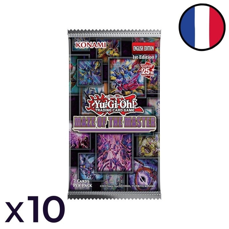 Lot de 10 Boosters Le Labyrinthe du Maître - Yu-Gi-Oh! FR
