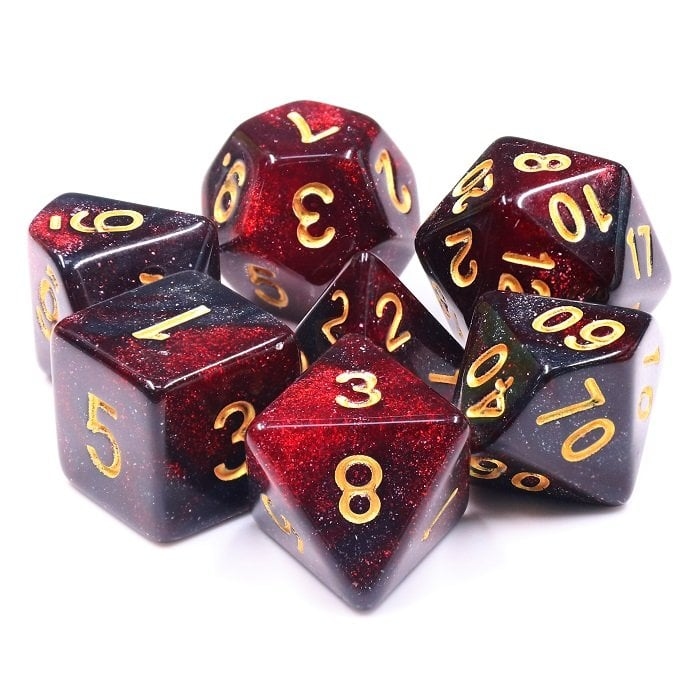 Lot de 7 dés - Bloody Mary - Epic Forge