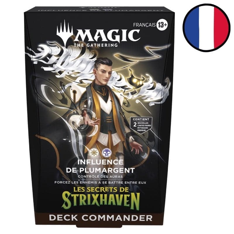 Secrets of Strixhaven Commander Deck - Influence de Plumargent - Magic FR