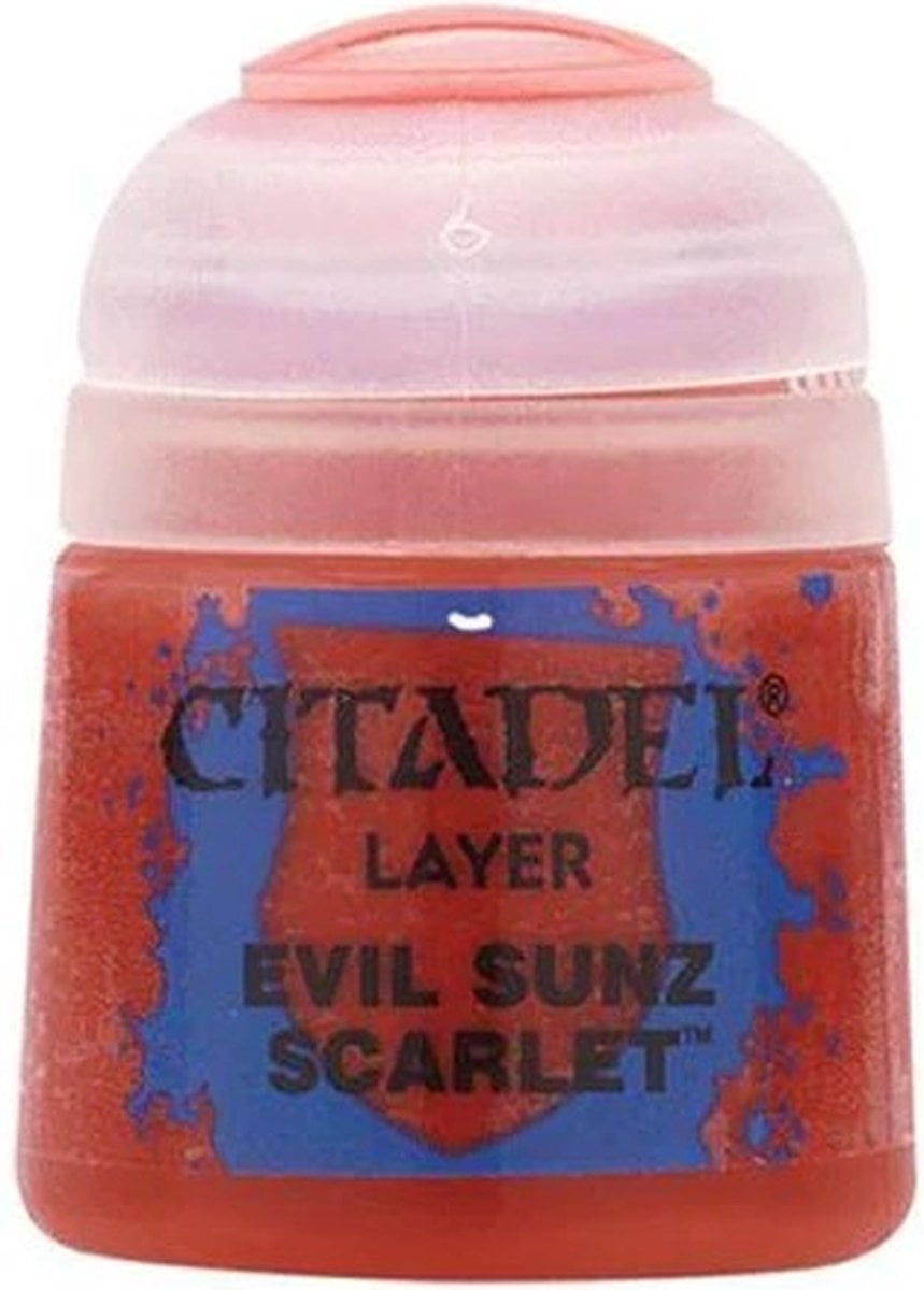 Pot de peinture Layer Evil Sunz Scarlet 12ml 22-05 - Citadel