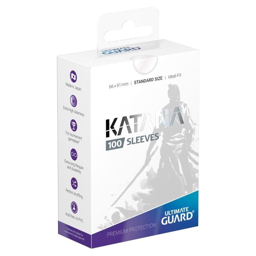 100 Clear Katana Standard Size Sleeves - Ultimate Guard