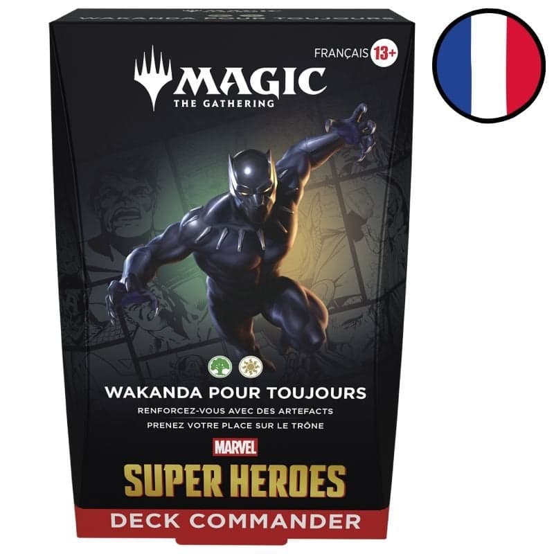Deck Commander Marvel Super Heroes - Wakanda pour toujours - Magic FR