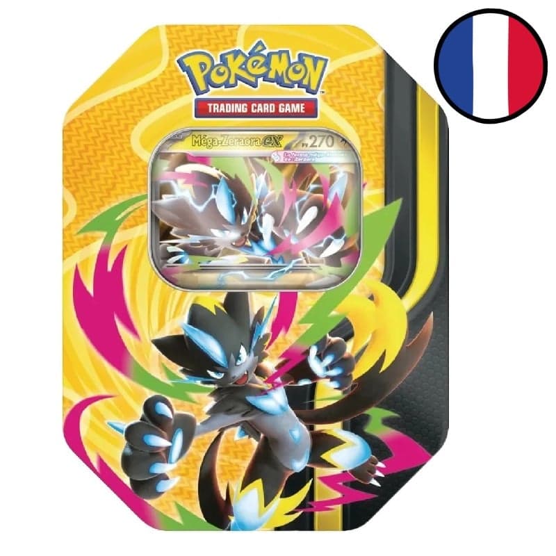 Mega Forces Mega Zeraora ex Tin - Pokémon FR