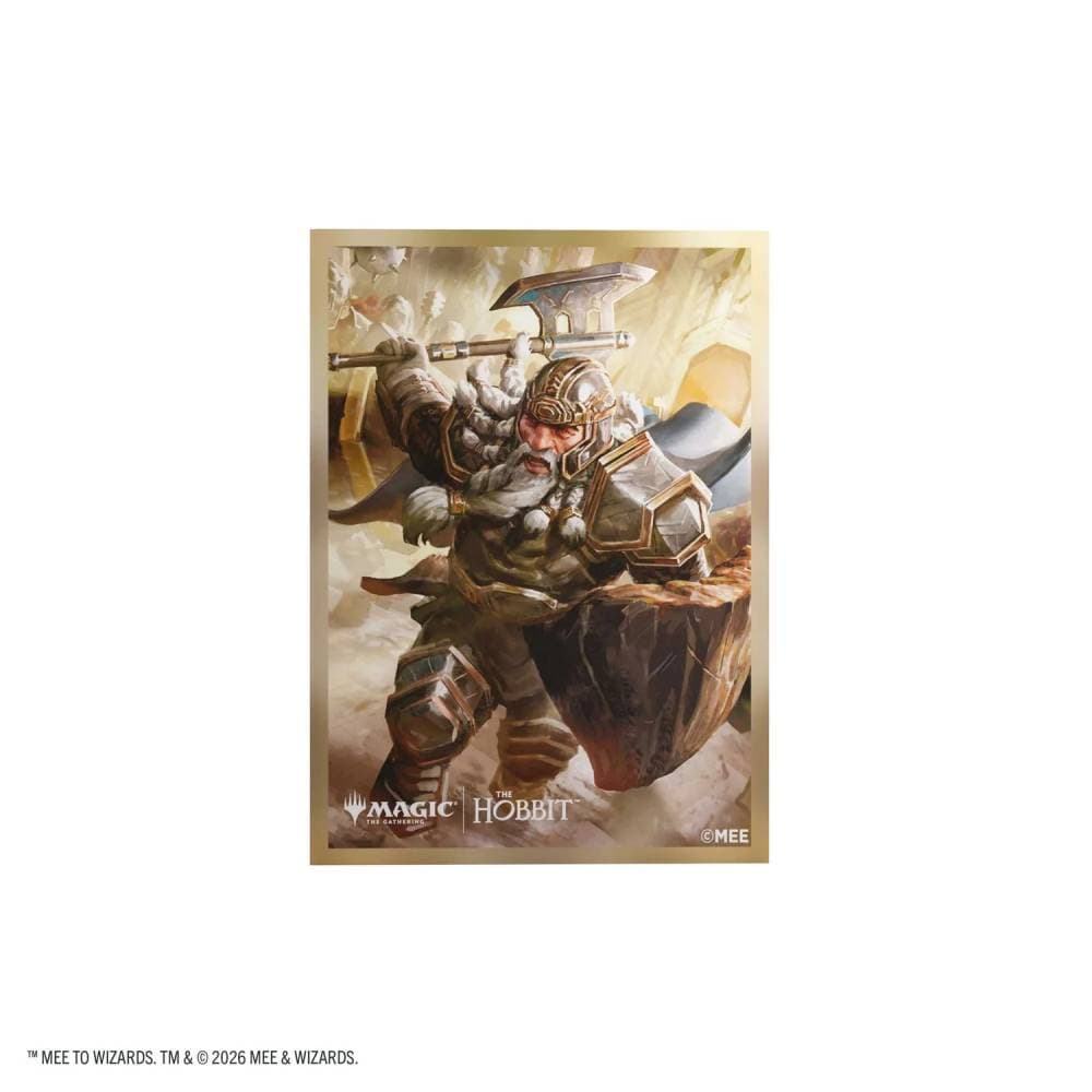 105 Pochettes Premium Art Le Hobbit 66 x 92 mm - Thorin, Roi des montagnes - Gamegenic