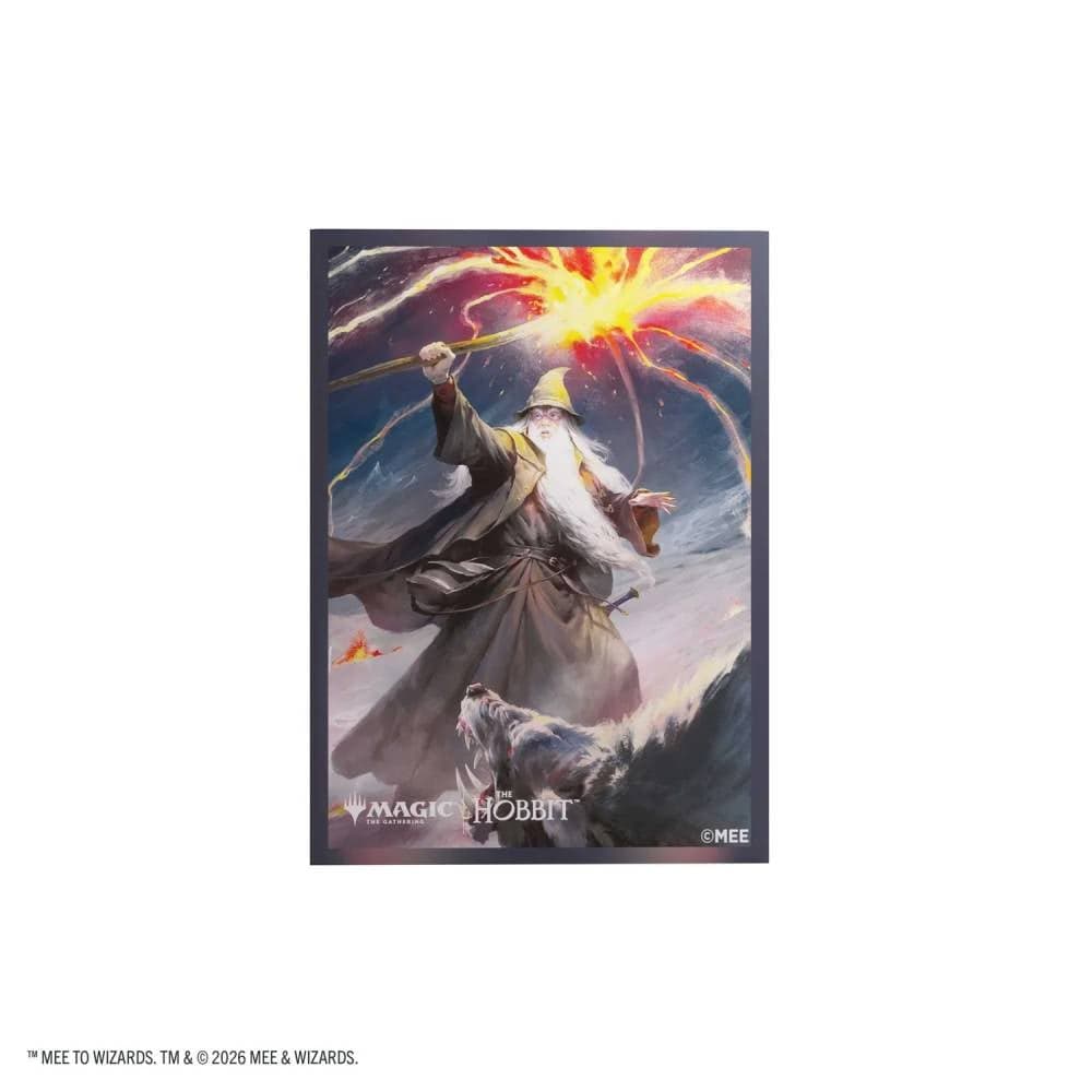 105 Pochettes Premium Art Le Hobbit 66 x 92 mm - Gandalf, ennemi de l'ombre - Gamegenic