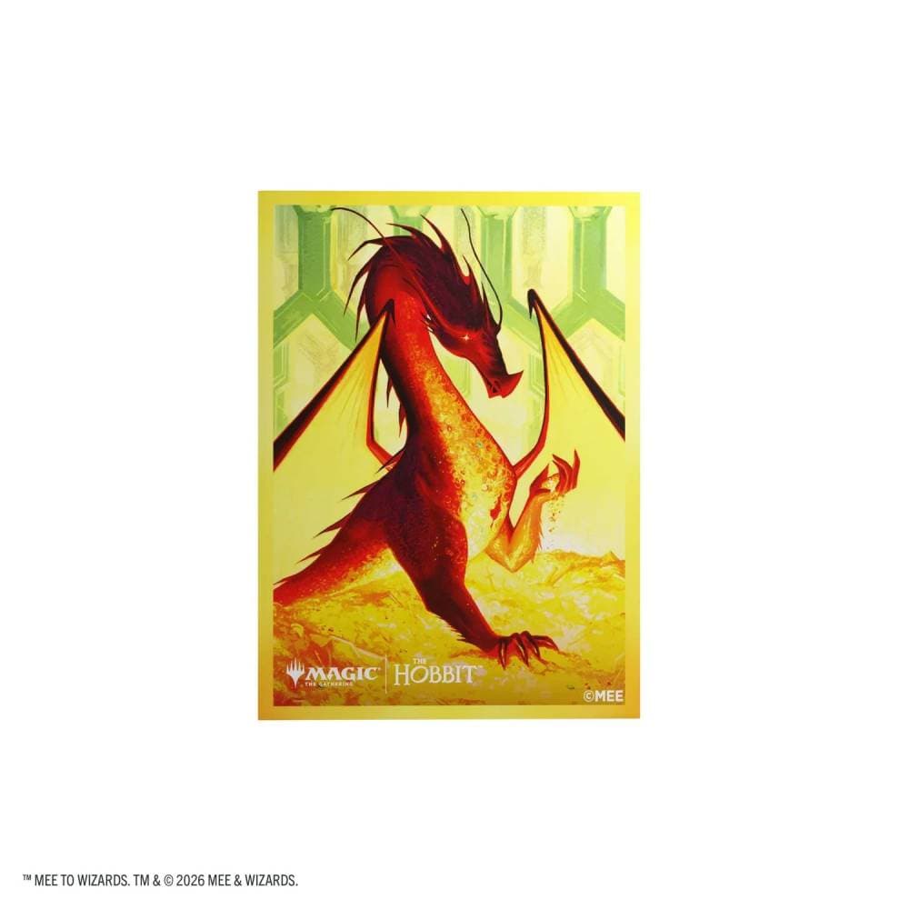 105 Pochettes Premium Art Le Hobbit 66 x 92 mm - Smaug the Golden - Gamegenic