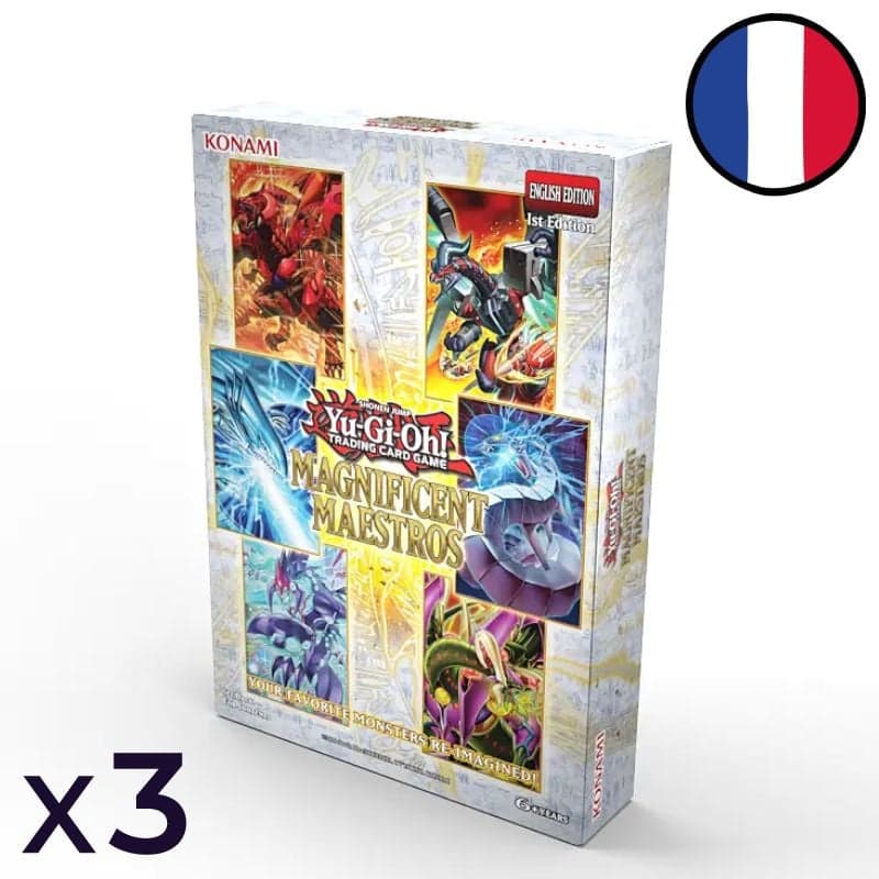 Lot de 3 Coffrets Magnificent Maestros - Yu-Gi-Oh! FR