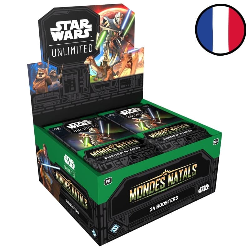 Boîte de 24 Boosters Mondes Natals - Star Wars Unlimited FR