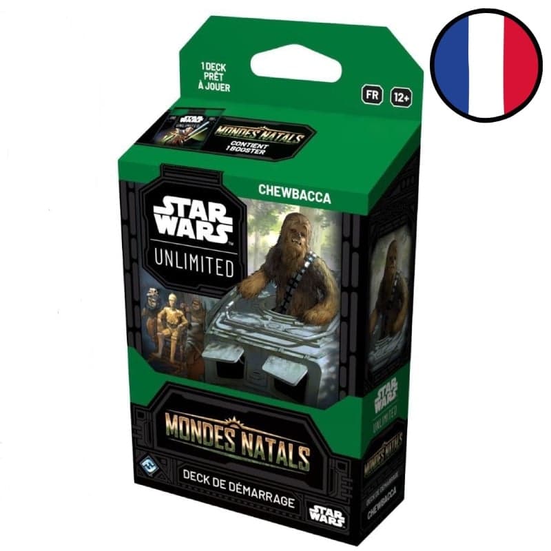 Deck de démarrage Chewbacca Mondes Natals - Star Wars Unlimited FR