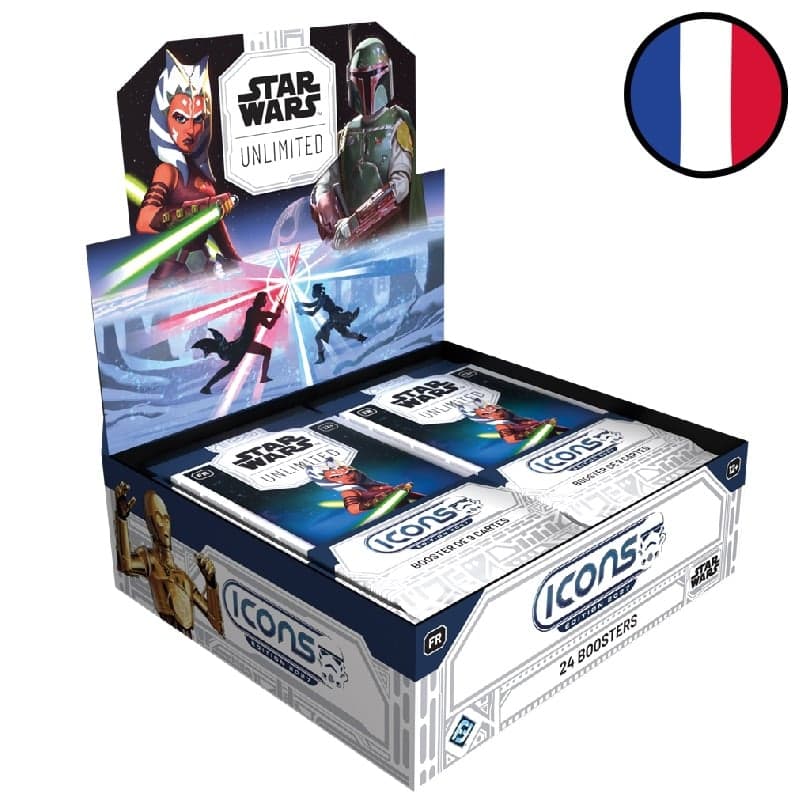 Display of 24 Icons 2027 Booster Packs - Star Wars Unlimited FR