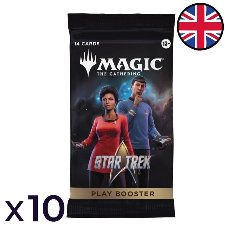 Lot de 10 boosters de jeu Star Trek - Magic EN
