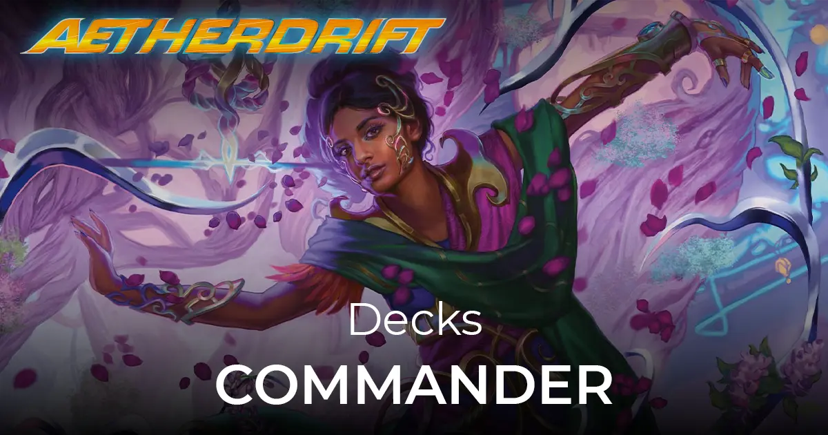 article deck commander aetherdrift 40-21
