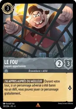 carte le fou lorcana