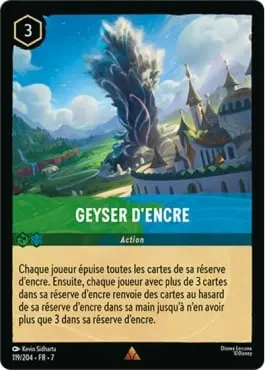 carte geyser d'encre lorcana