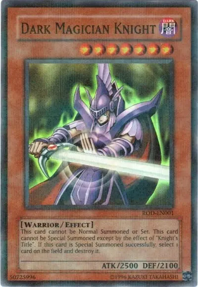 carte dark magician knight yu-gi-oh
