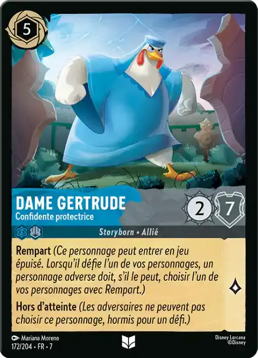 carte dame gertrude lorcana