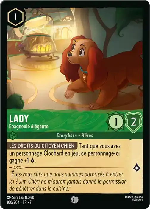 carte lady lorcana