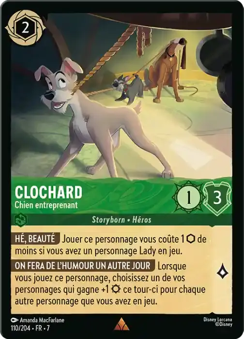 carte clochard lorcana