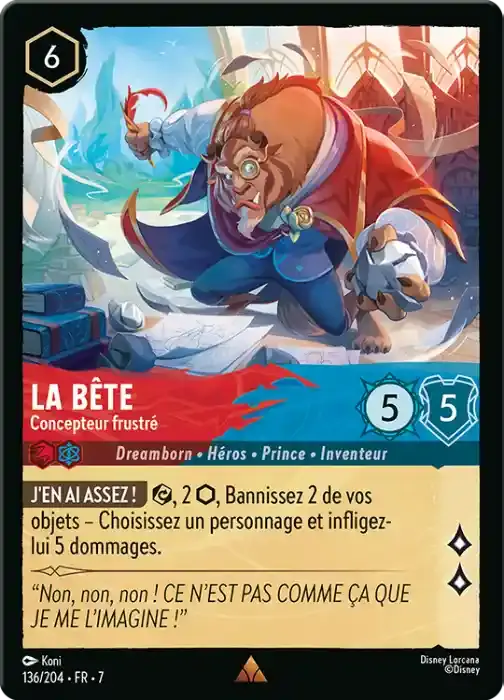 carte la bête lorcana