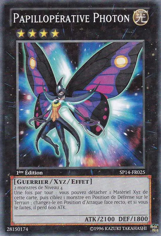 carte papillopérative photon yu-gi-oh