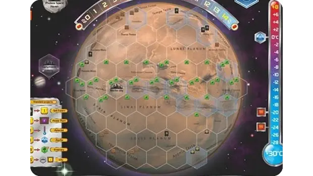 article terraforming mars - plateau de jeu