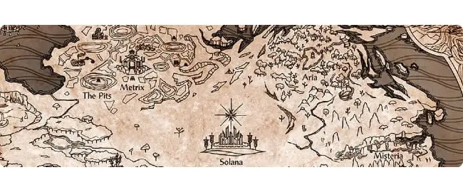 carte du monde flesh and blood