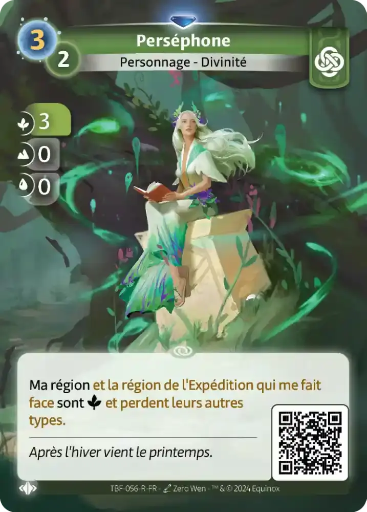 carte altered persephone epreuve du froid